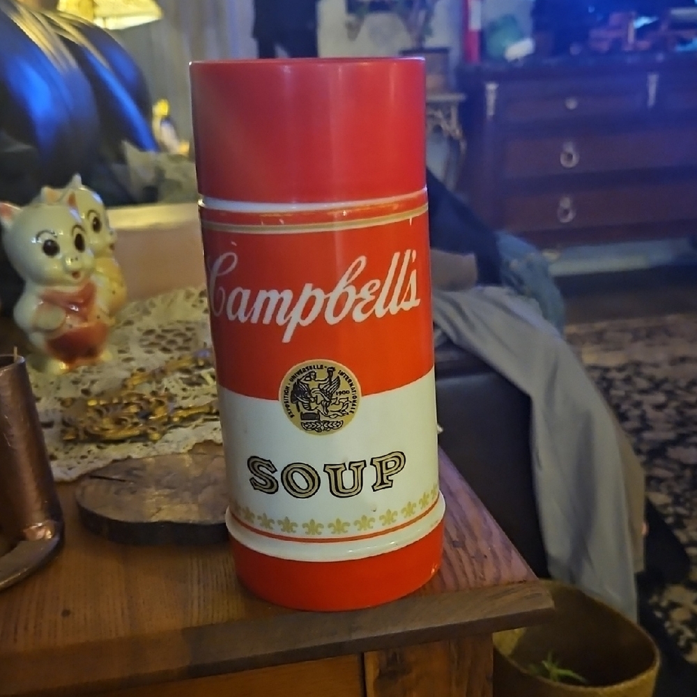 Campbell's Red and White Soup Storage Container